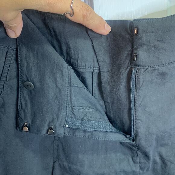 Eileen Fisher Gray Linen Blend Midi Pocket Skirt W-404 Size XS - Picture 3 of 7